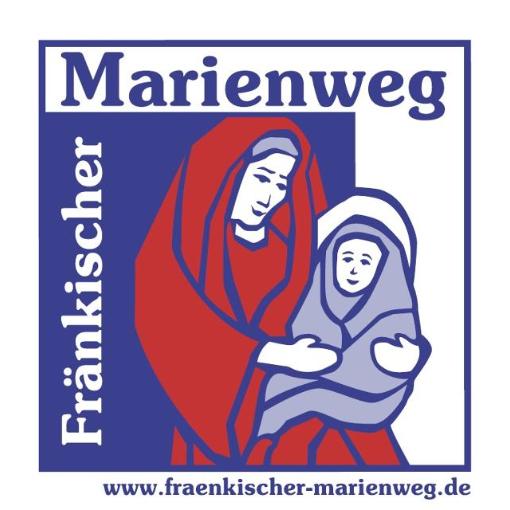 Fränkischer Marienweg Wegmarkierung  ﻿