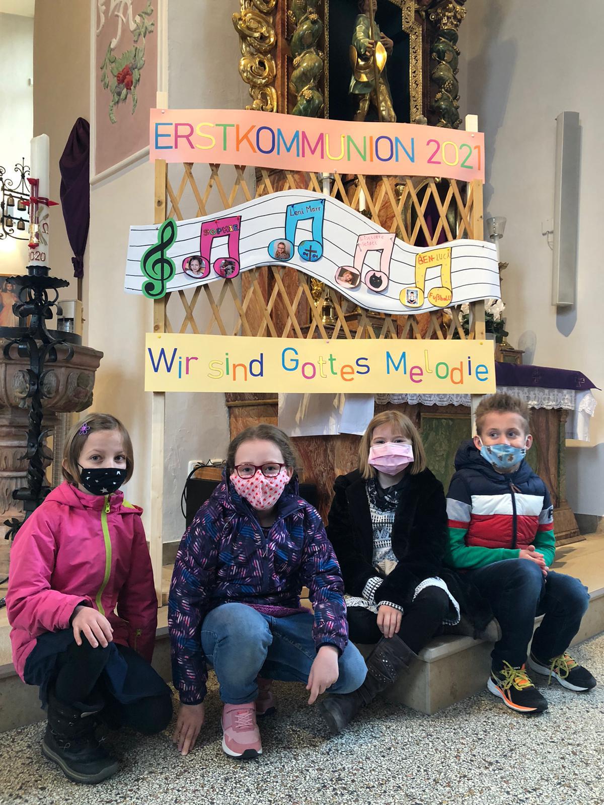 Vorstellung der Kommunionkinder 2021